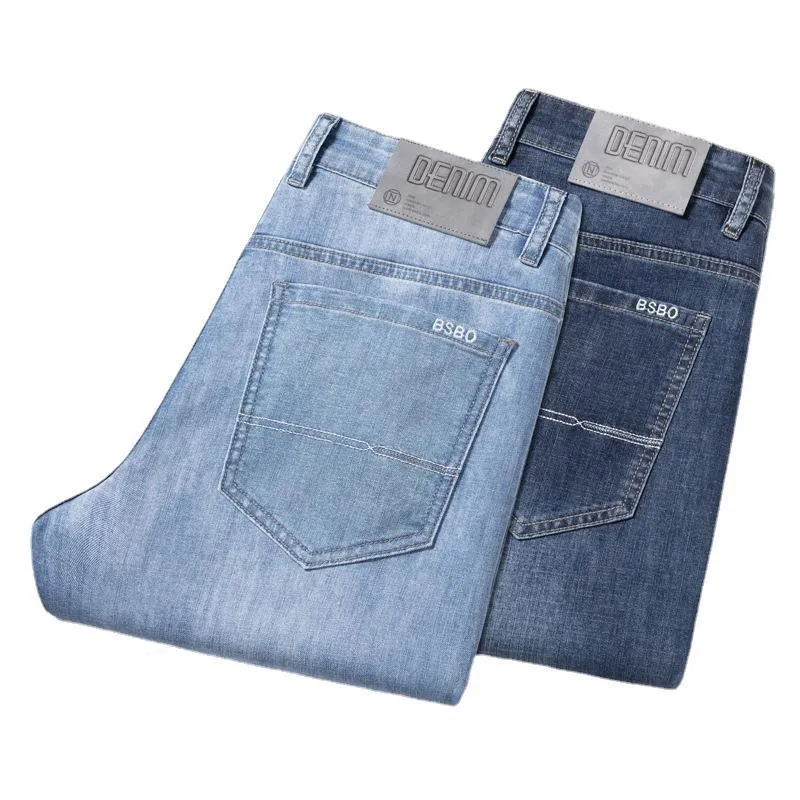 MEN'S LOOSE STRAIGHT PLUS SIZE JEANS
