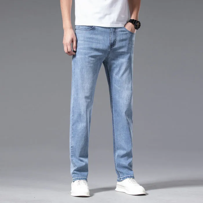 MEN'S LOOSE STRAIGHT PLUS SIZE JEANS