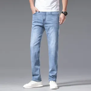 MEN'S LOOSE STRAIGHT PLUS SIZE JEANS