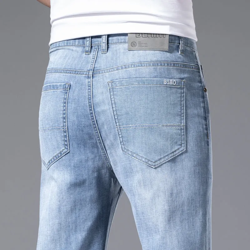 MEN'S LOOSE STRAIGHT PLUS SIZE JEANS