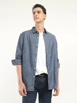 Men's Solid Slim Fit Shirt