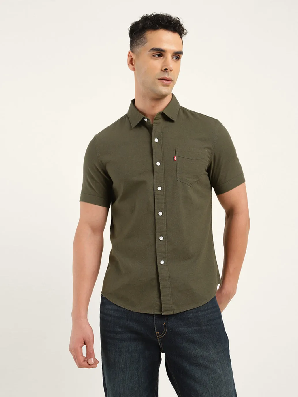 Men's Solid Slim Fit Shirt