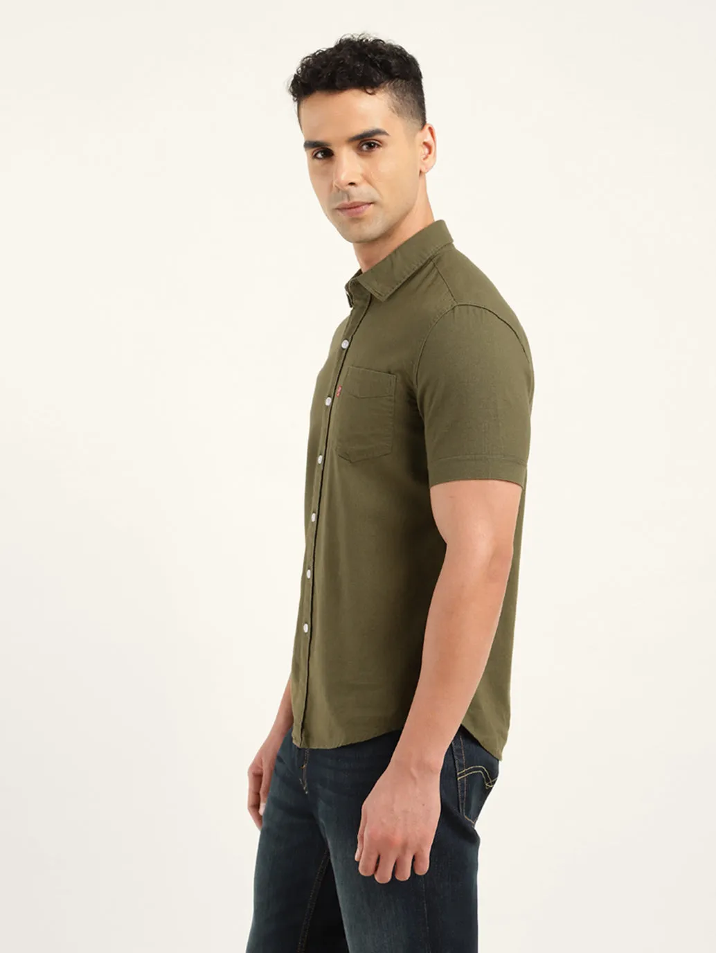 Men's Solid Slim Fit Shirt