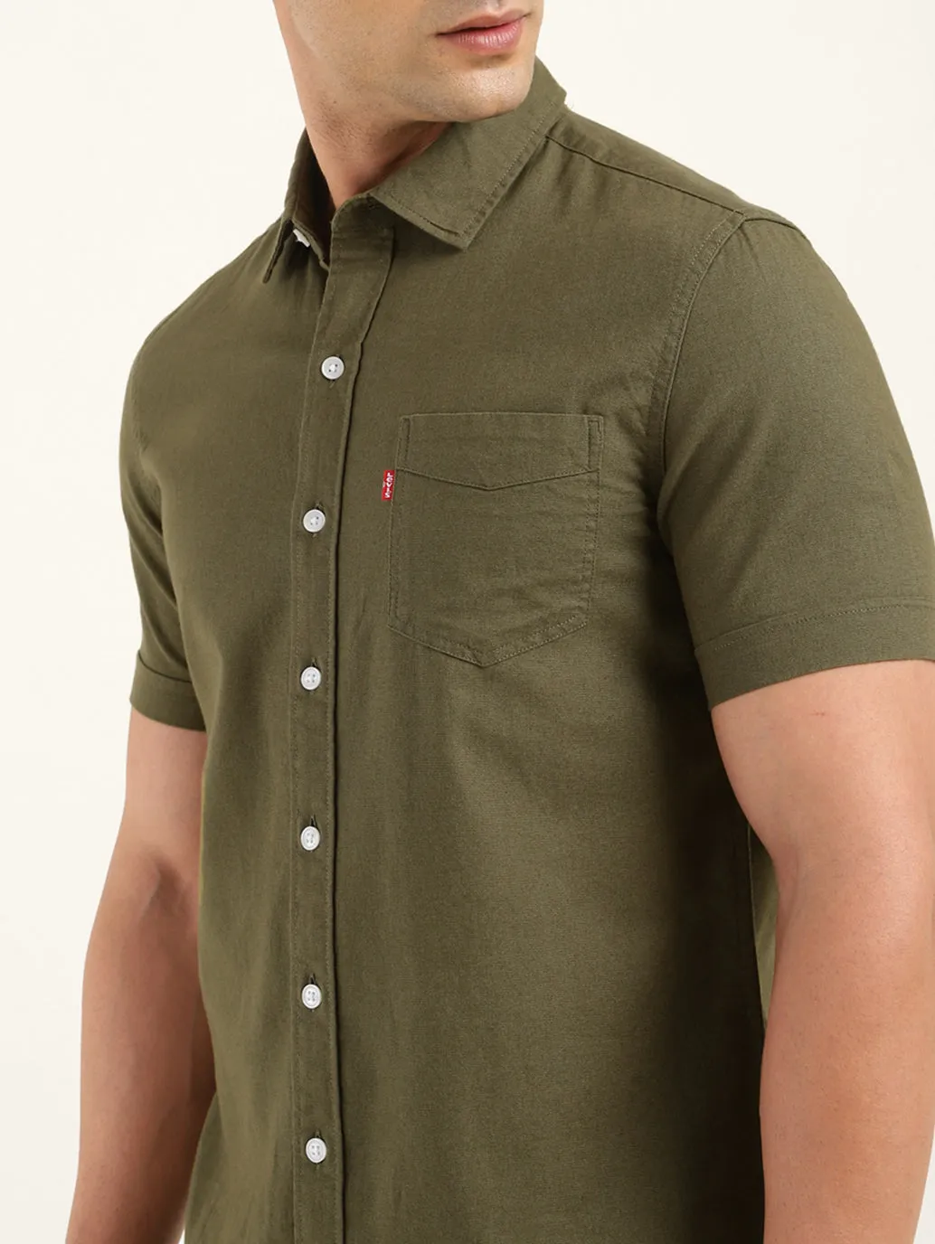 Men's Solid Slim Fit Shirt