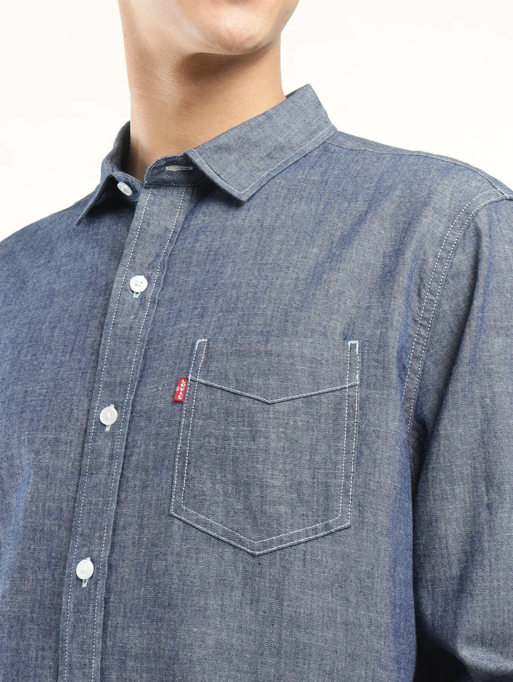 Men's Solid Slim Fit Shirt