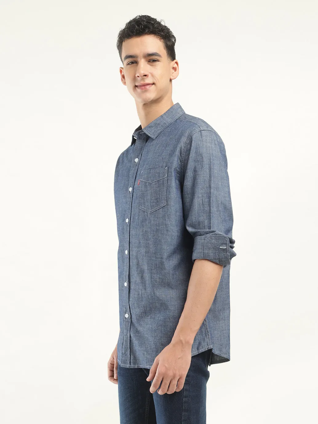 Men's Solid Slim Fit Shirt