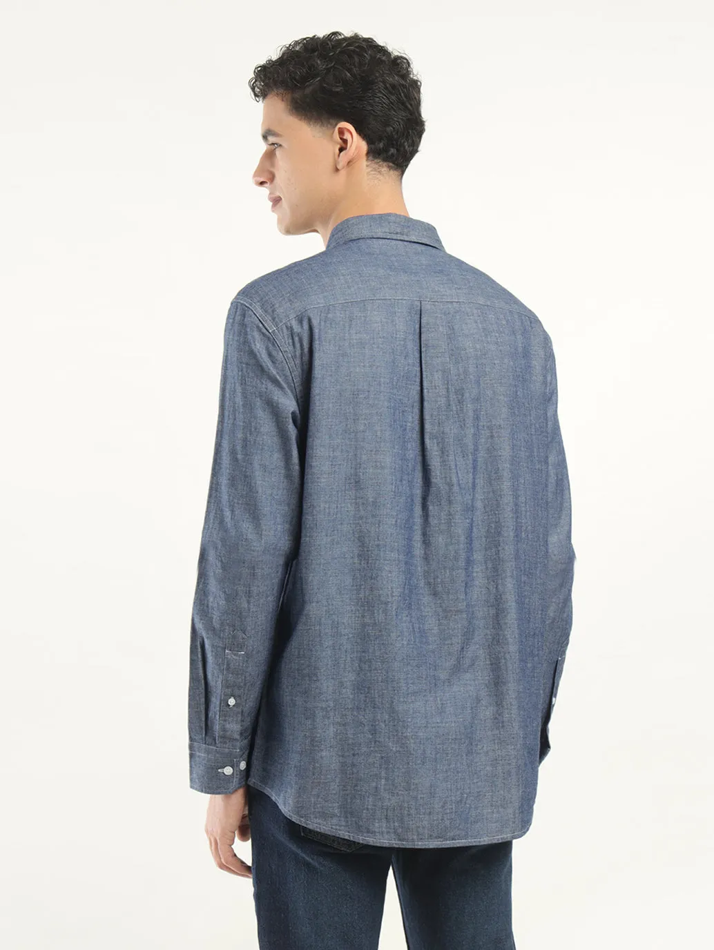 Men's Solid Slim Fit Shirt