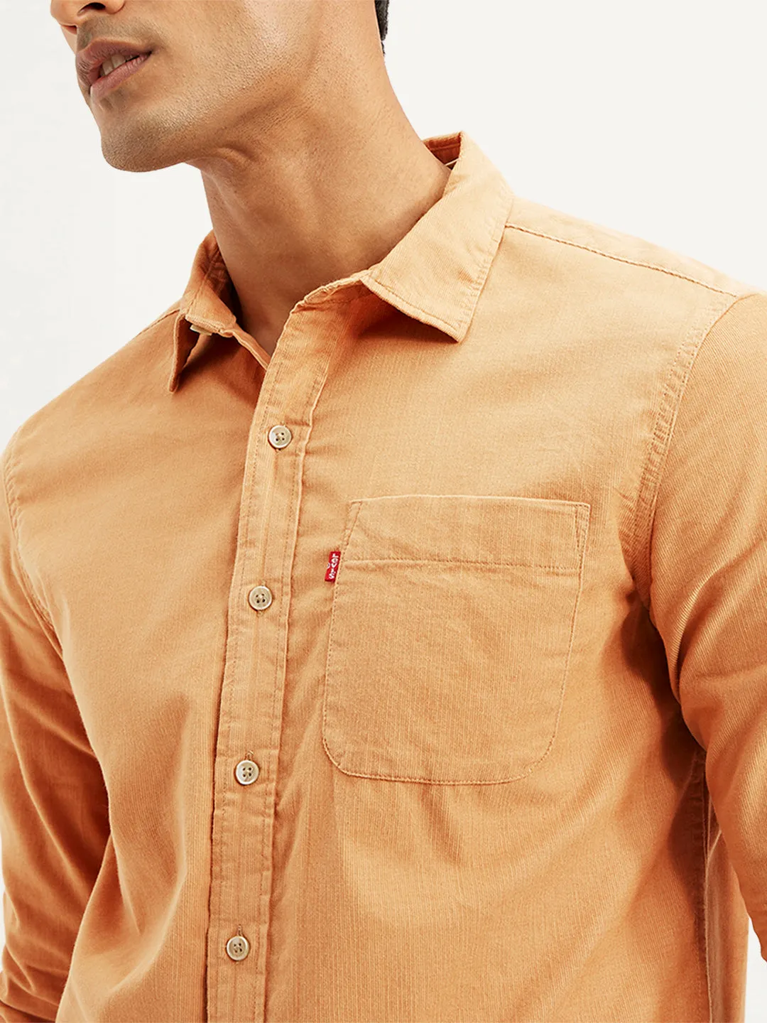 Men's Solid Slim Fit Shirt