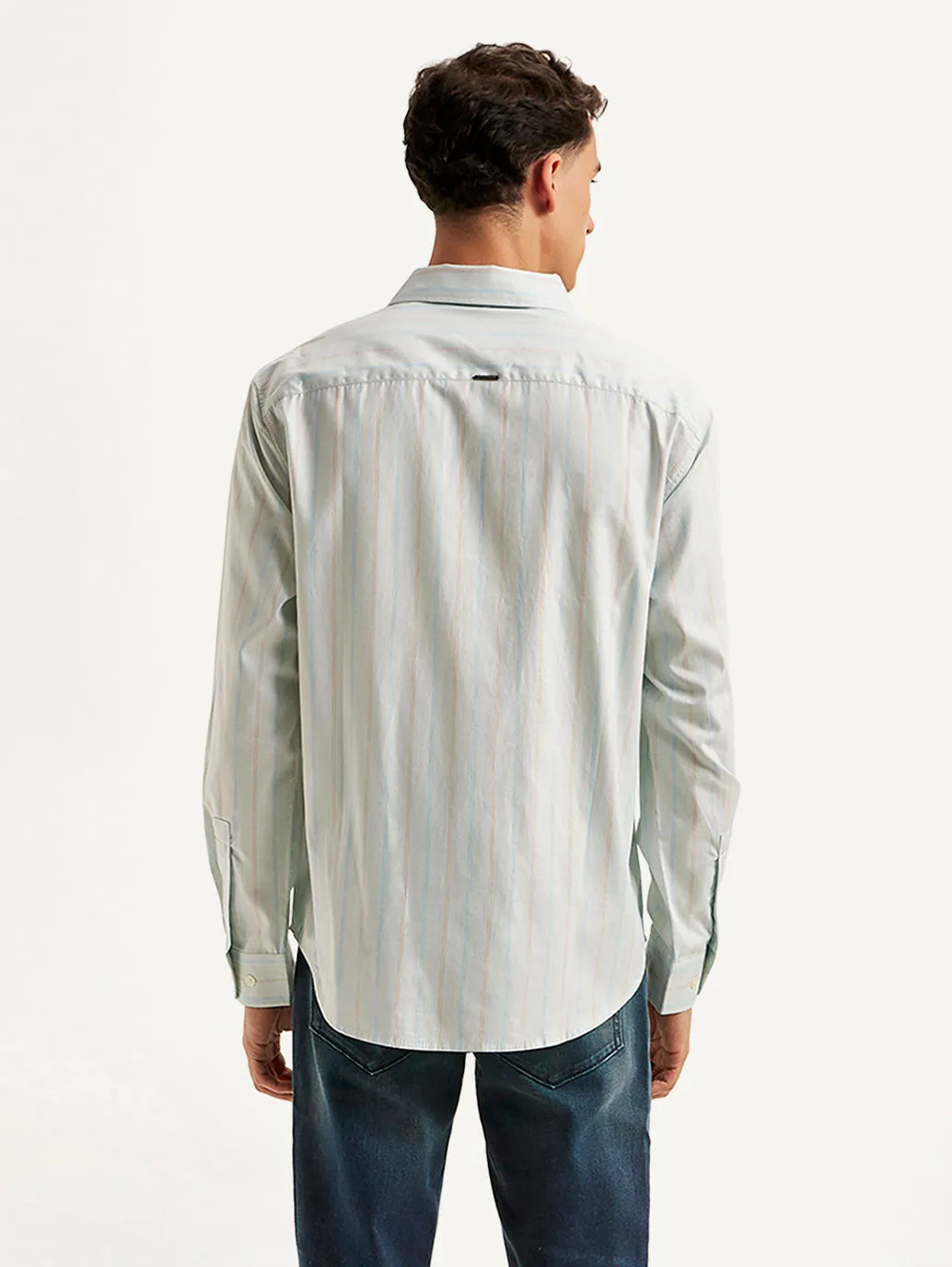 Men's Striped Slim Fit Shirt