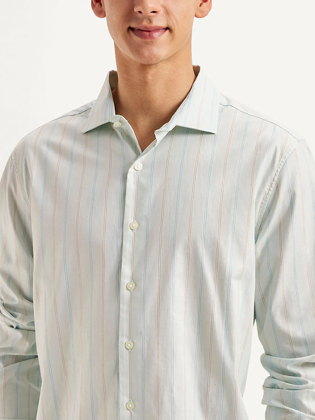 Men's Striped Slim Fit Shirt