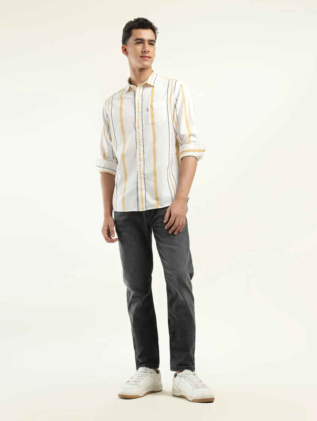 Men's Striped Slim Fit Shirt