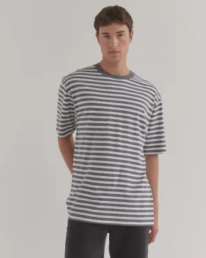 Mens Tee Graphite Stripe