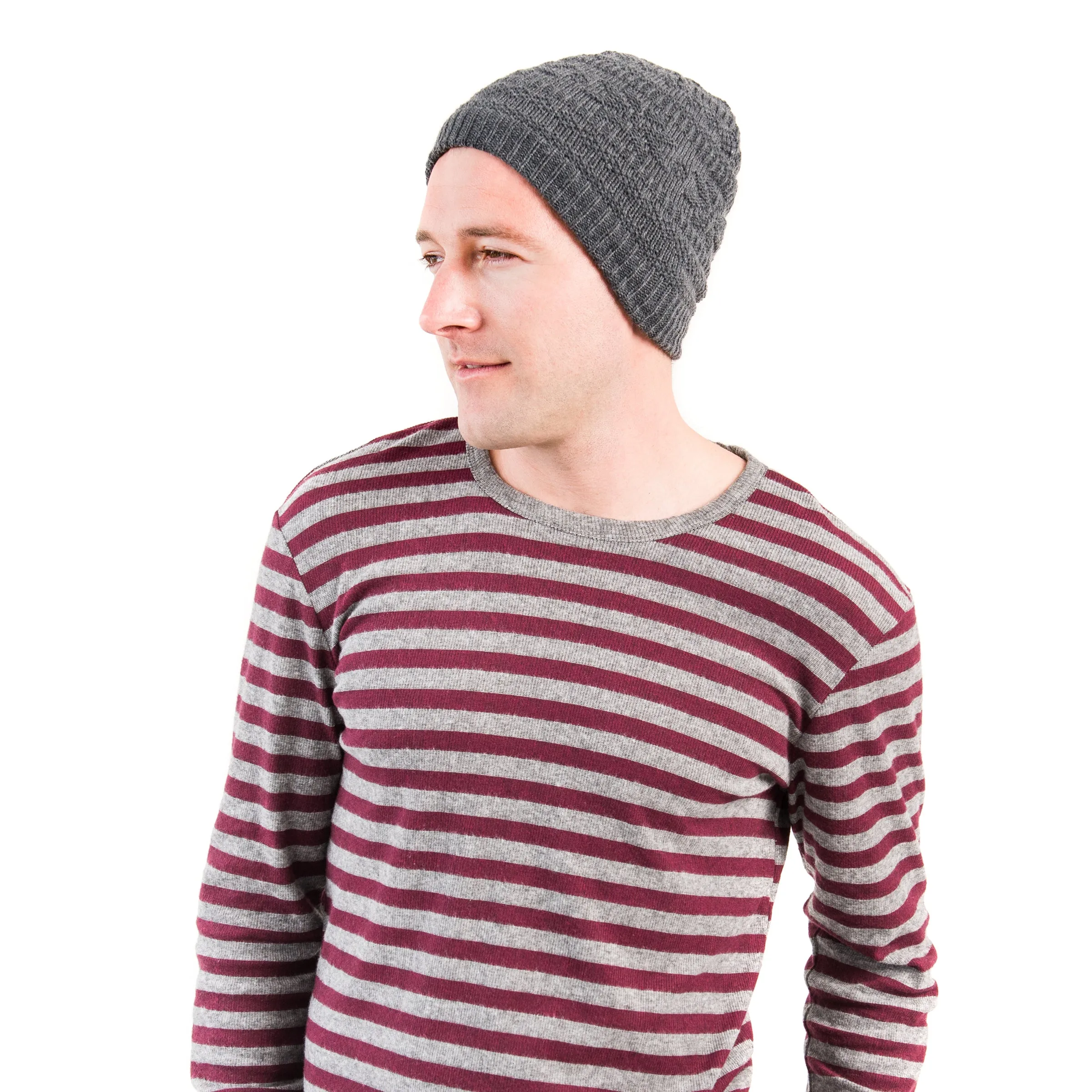 Men's Textured Beanie
