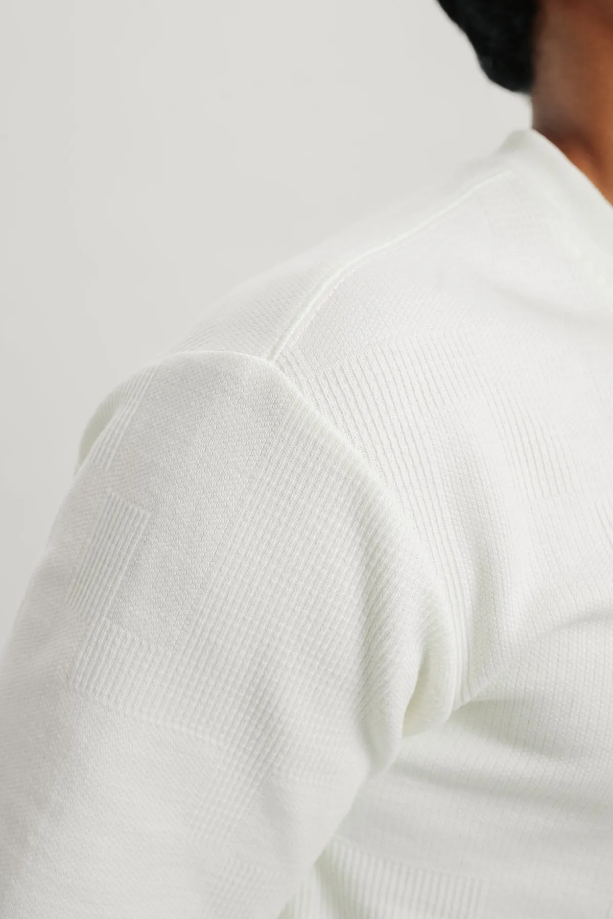 Men's Textured Crew Neck T-Shirt