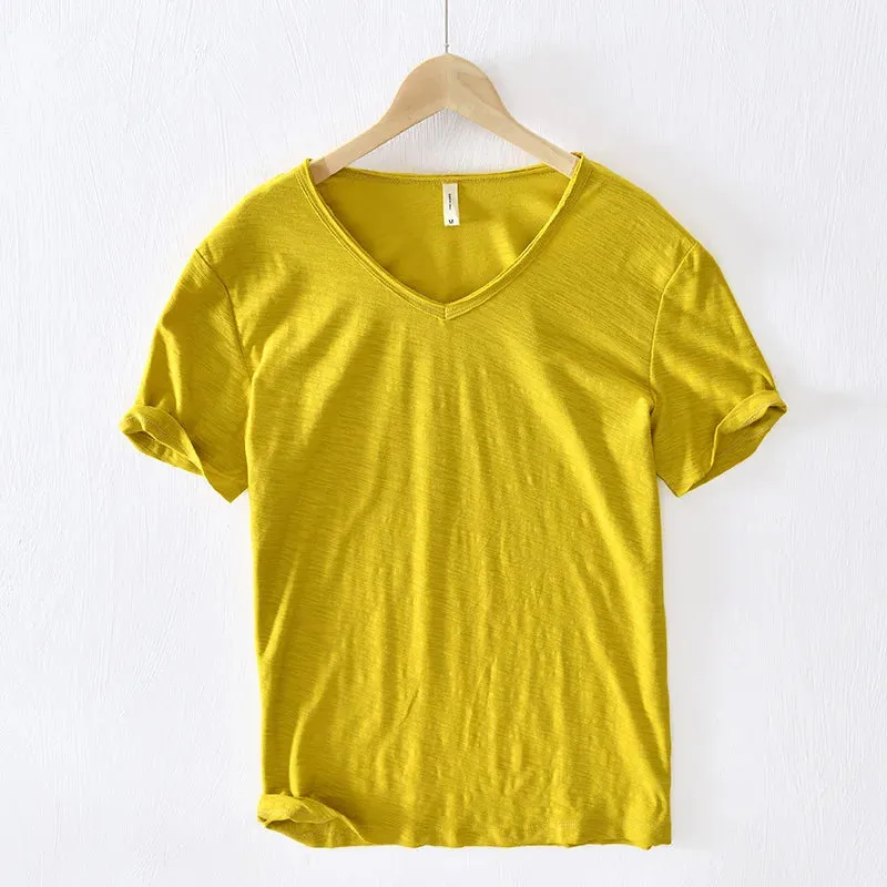 Men's V-Neck T-Shirt | Lightweight & Breathable
