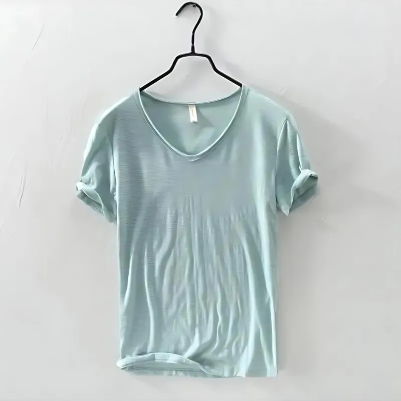 Men's V-Neck T-Shirt | Lightweight & Breathable