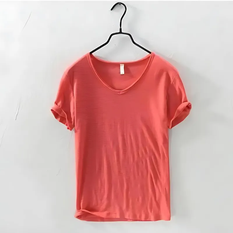 Men's V-Neck T-Shirt | Lightweight & Breathable