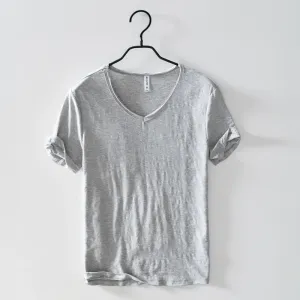 Men's V-Neck T-Shirt | Lightweight & Breathable