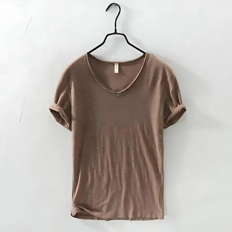 Men's V-Neck T-Shirt | Lightweight & Breathable