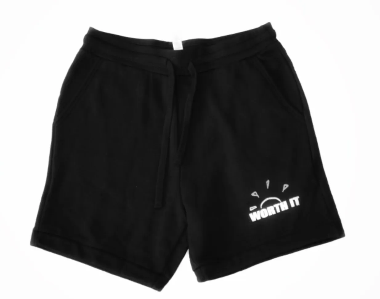 Men's WORTH IT Sun Black Shorts