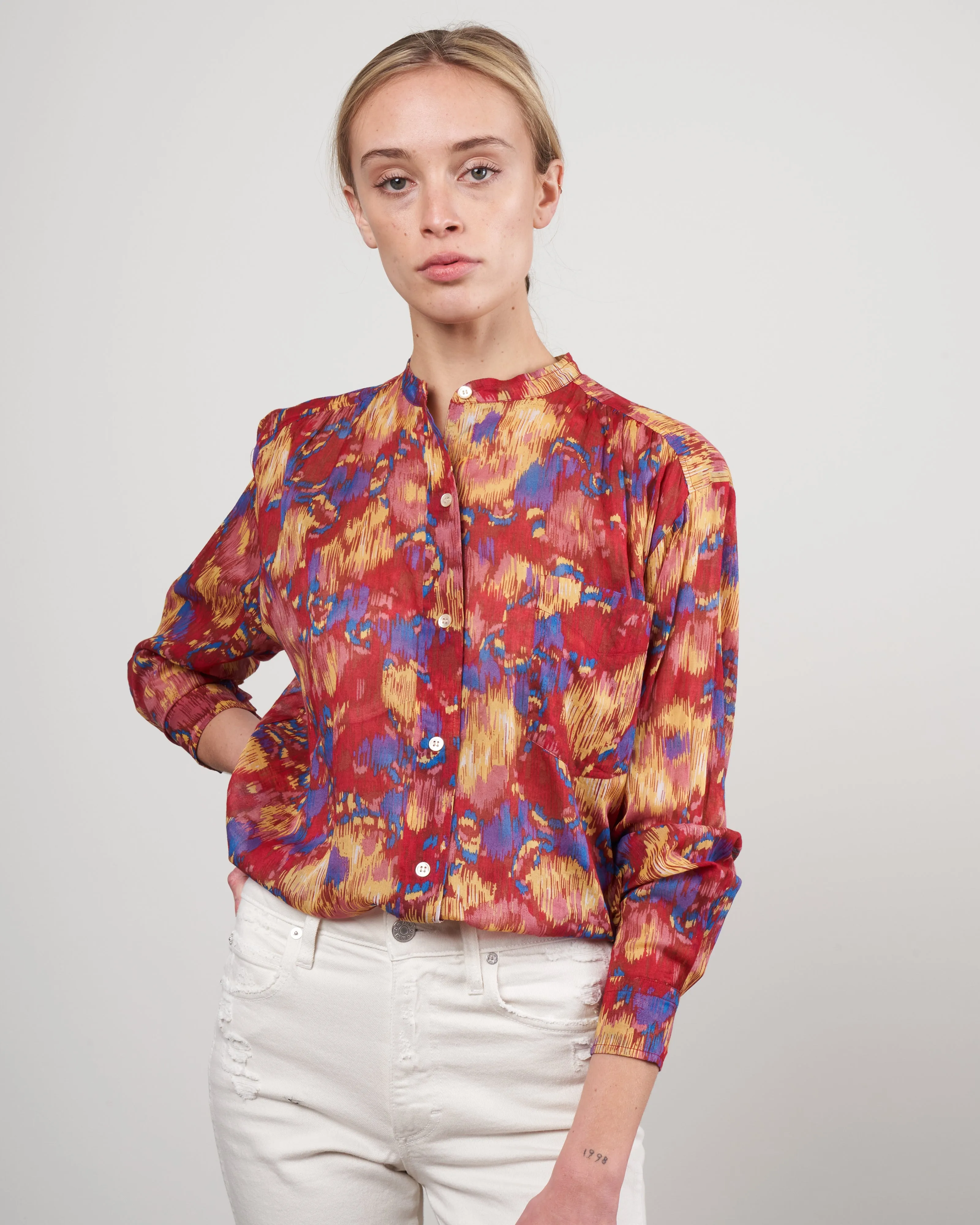 mexika top - burnt henna