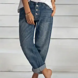 MIHAI - Stylish High Waist Jeans for Ladies