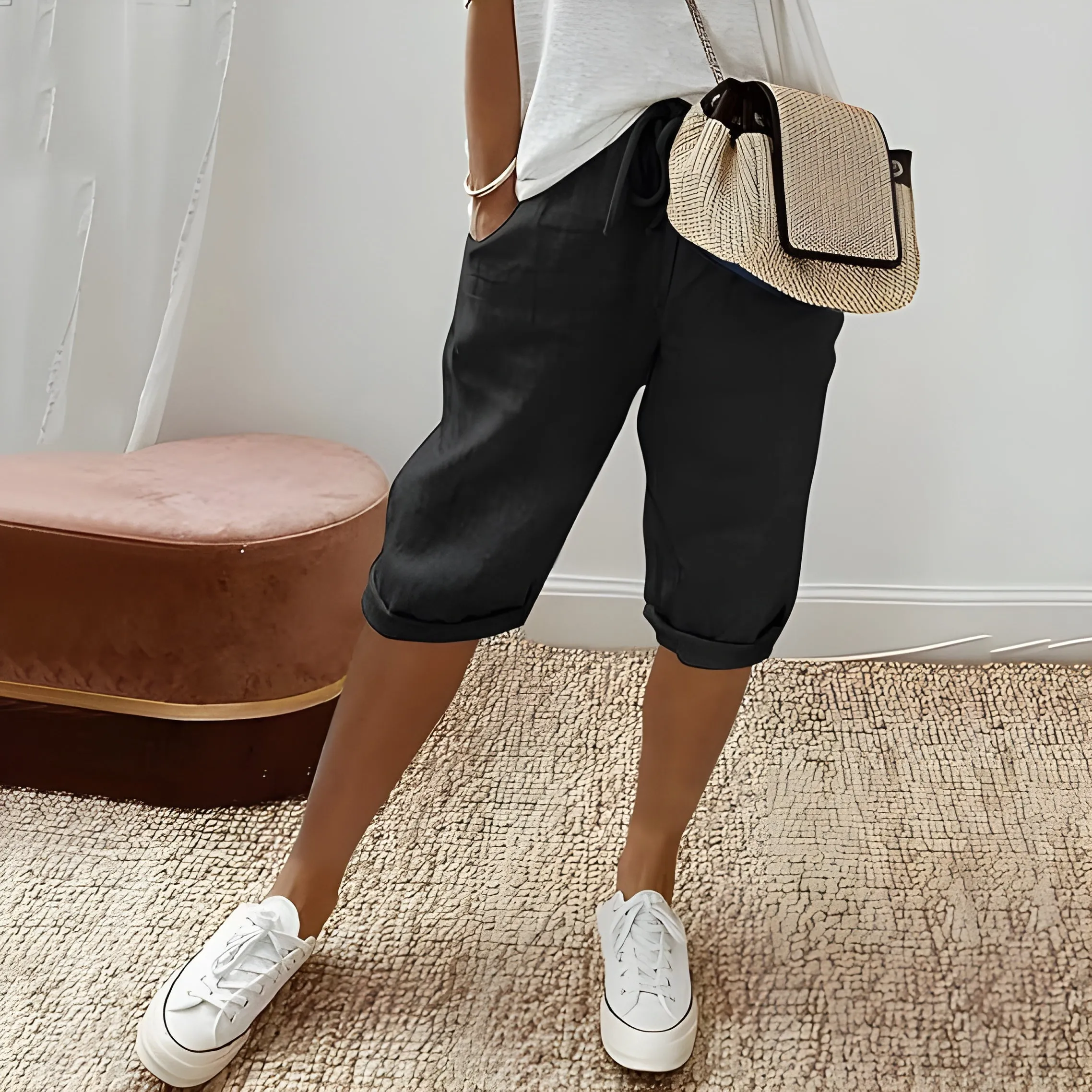 Mila | Chic breathable linen shorts