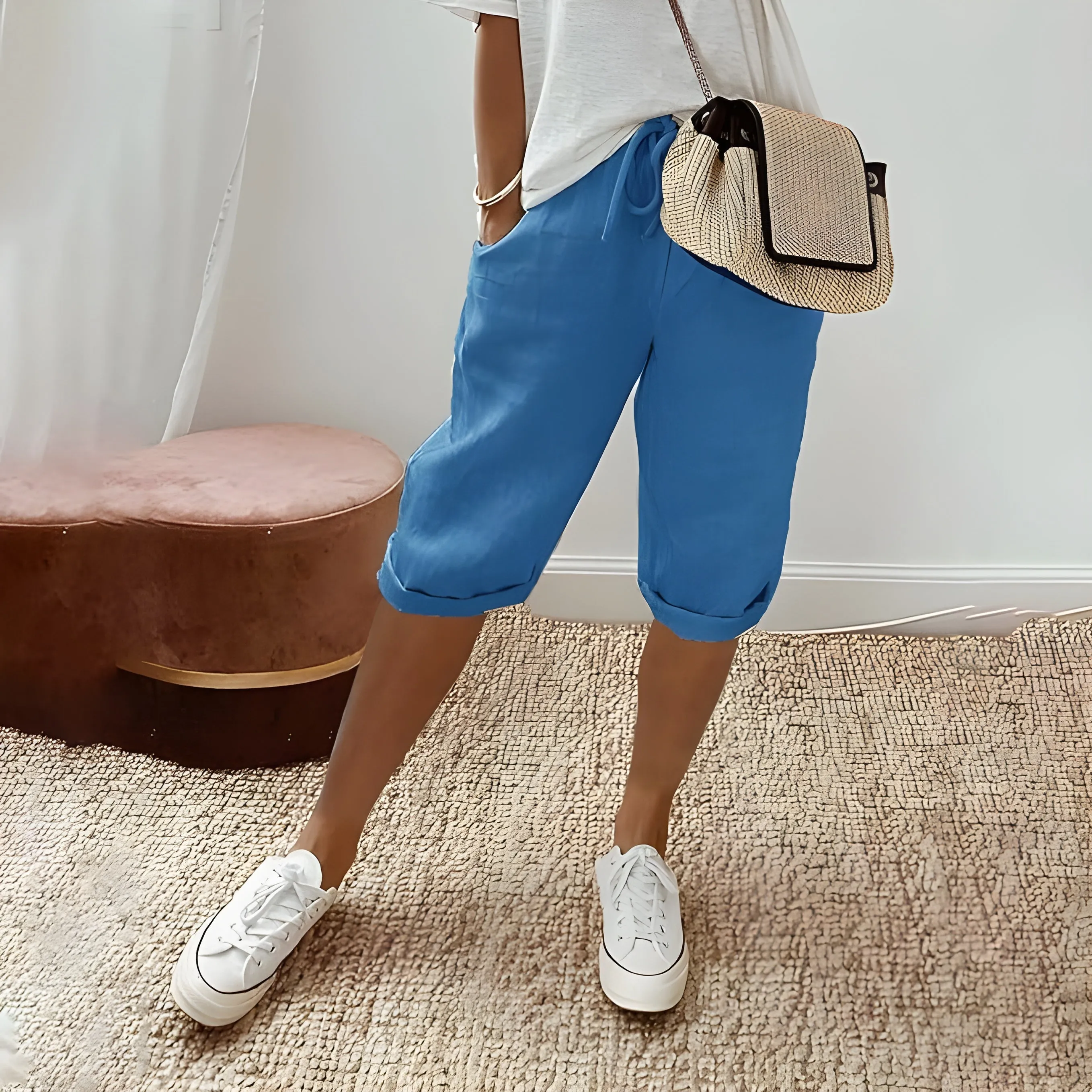 Mila | Chic breathable linen shorts