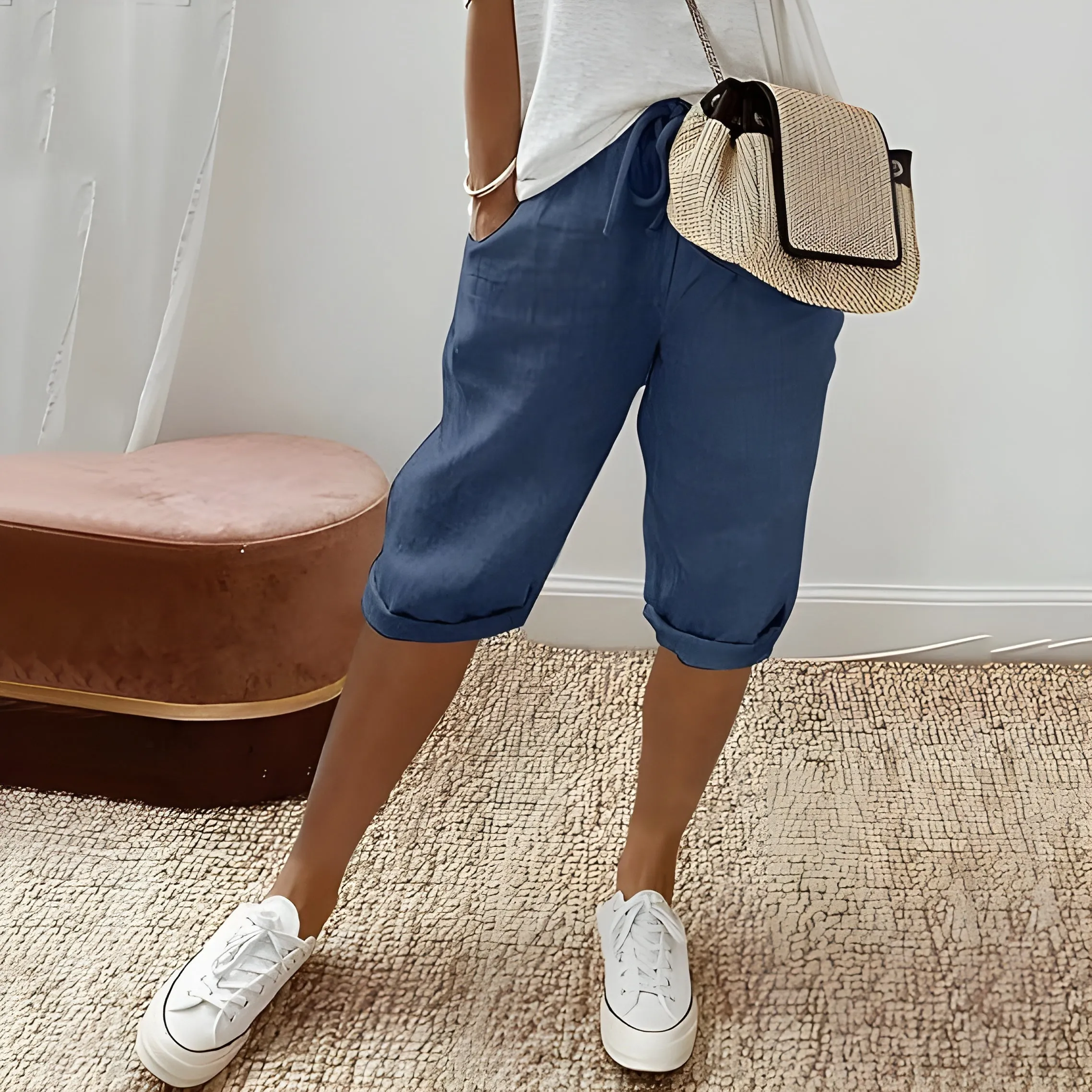 Mila | Chic breathable linen shorts
