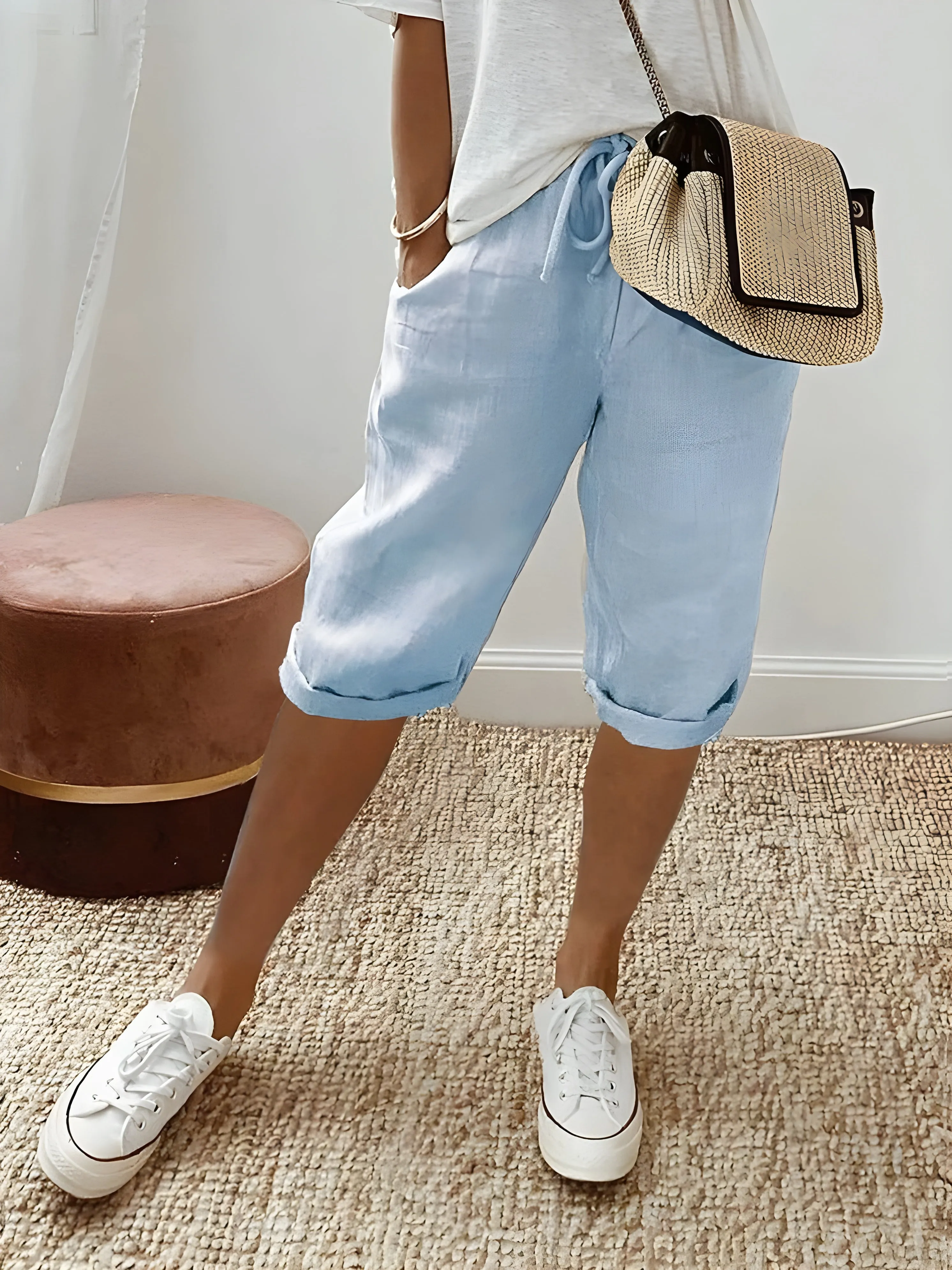 Mila | Chic breathable linen shorts