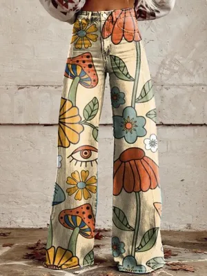 Mila | Wide Leg Pants | Playful and Artistic | Comfortable Fabric