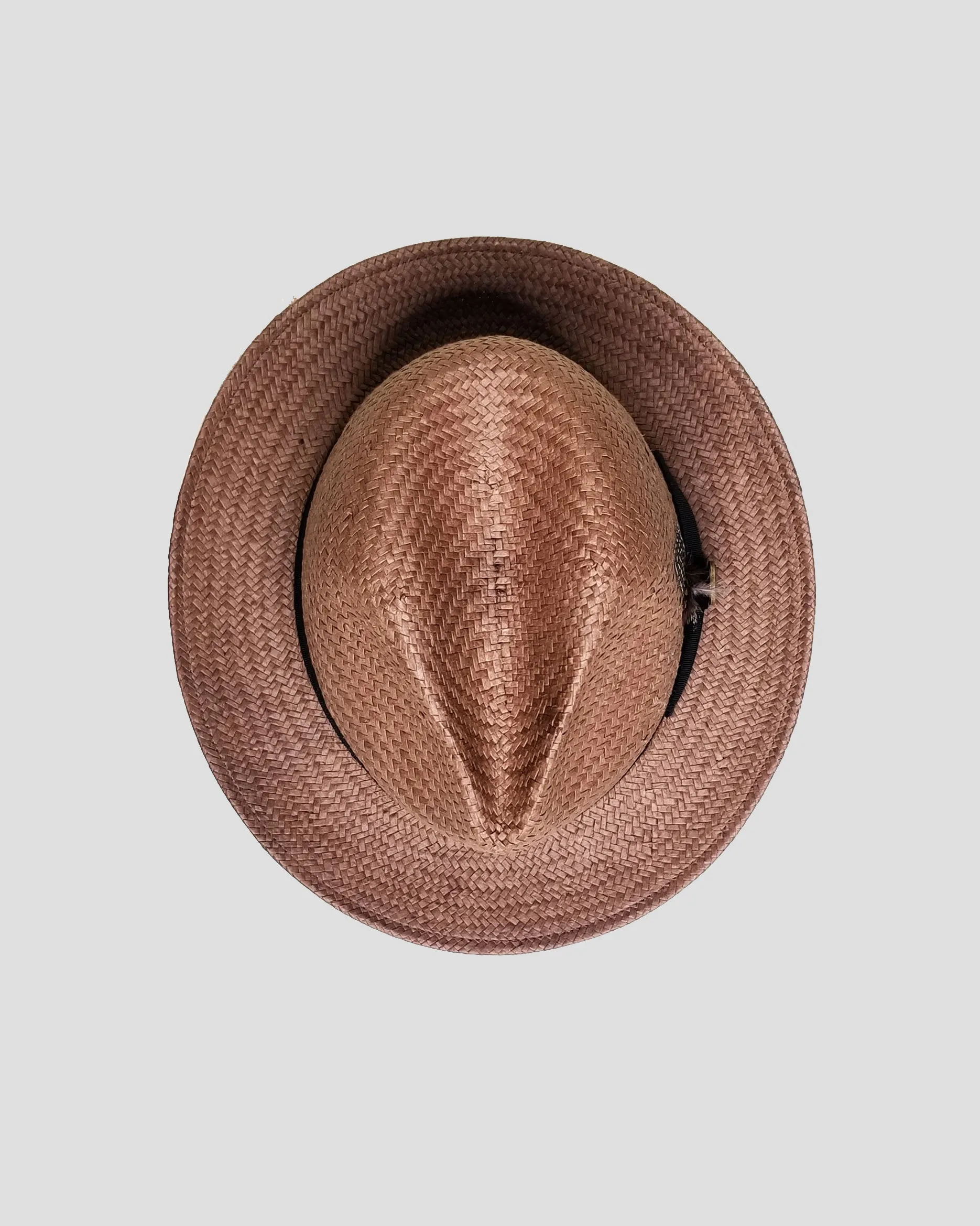 Miller Ranch Straw Trilby Fedora – Coffee[Fast shipping and box packing]