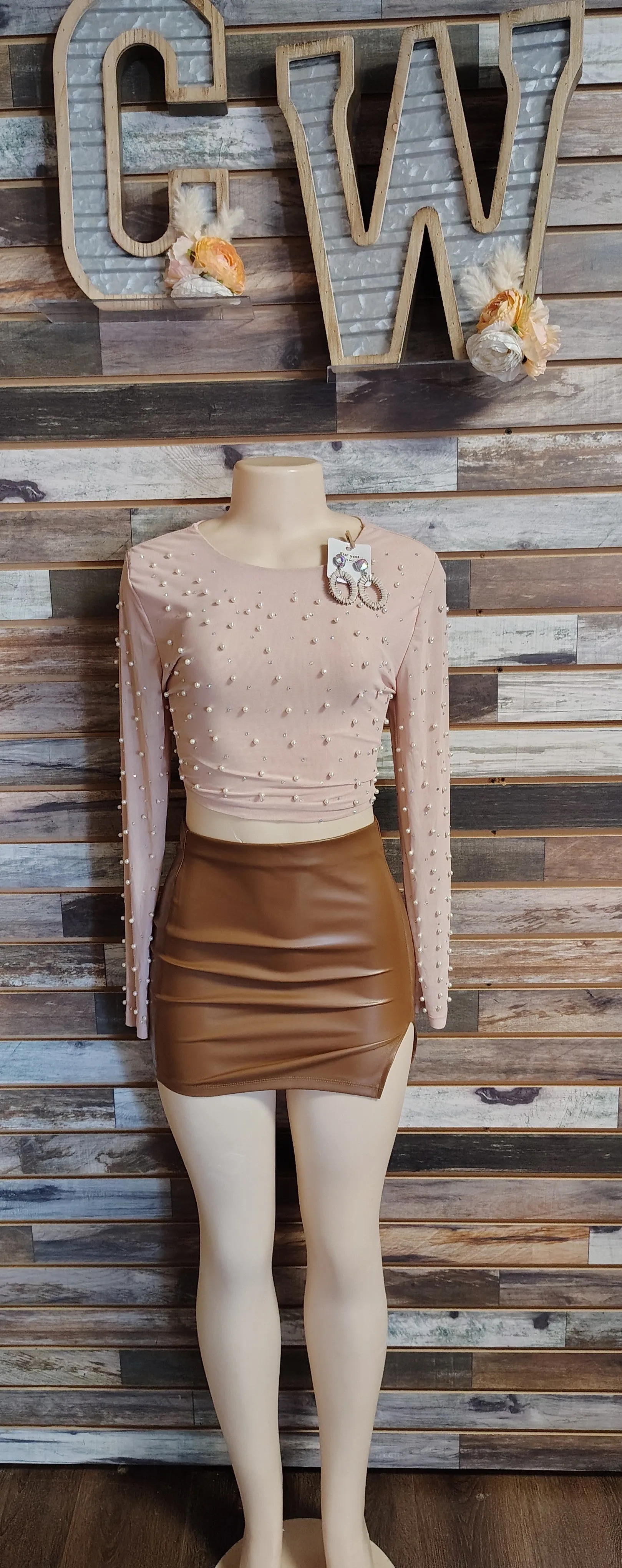 Mocha Pearl Top