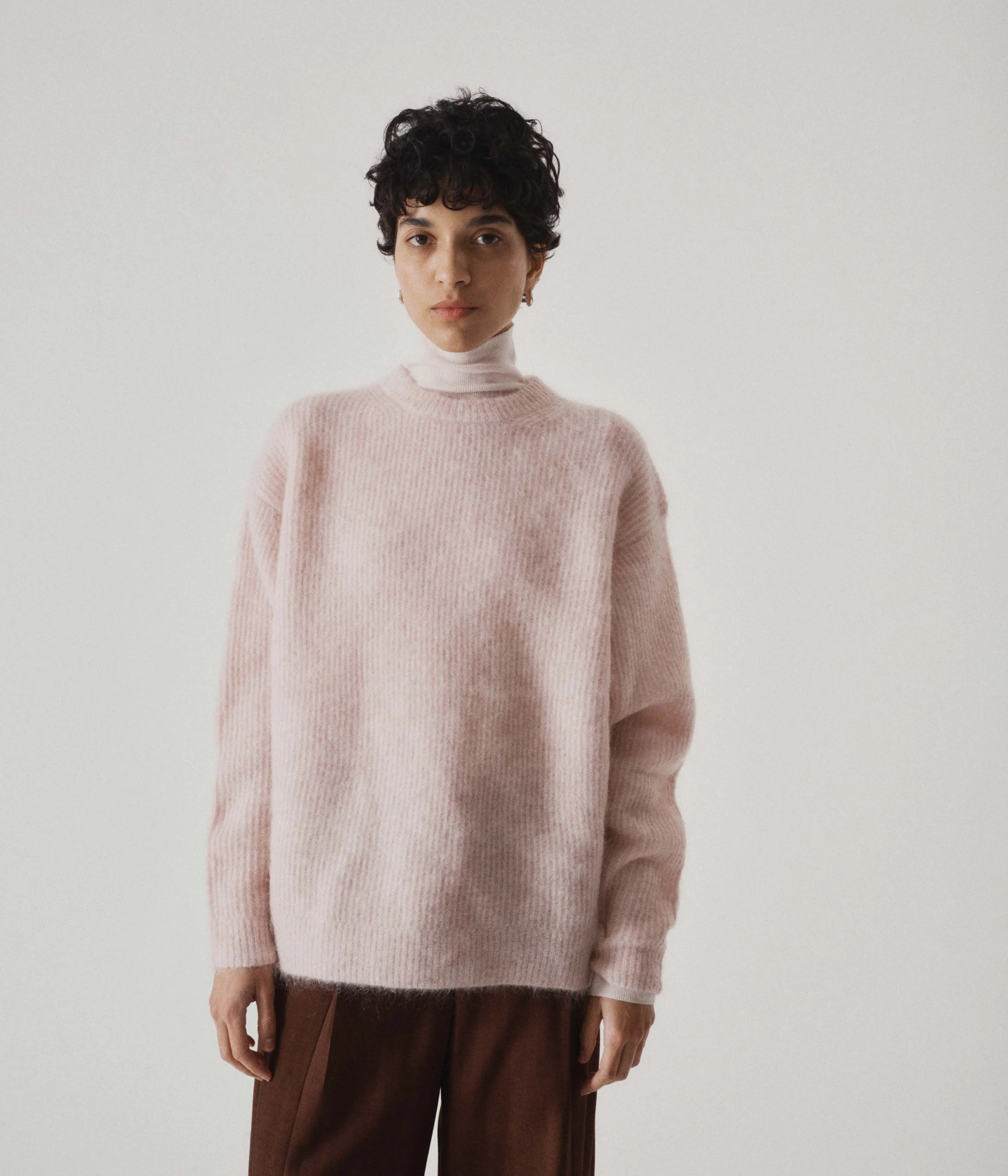 Mohair Sweater in Blush