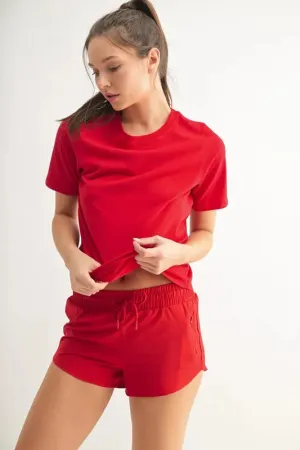 MONO B Round Neck Short Sleeve T-Shirt