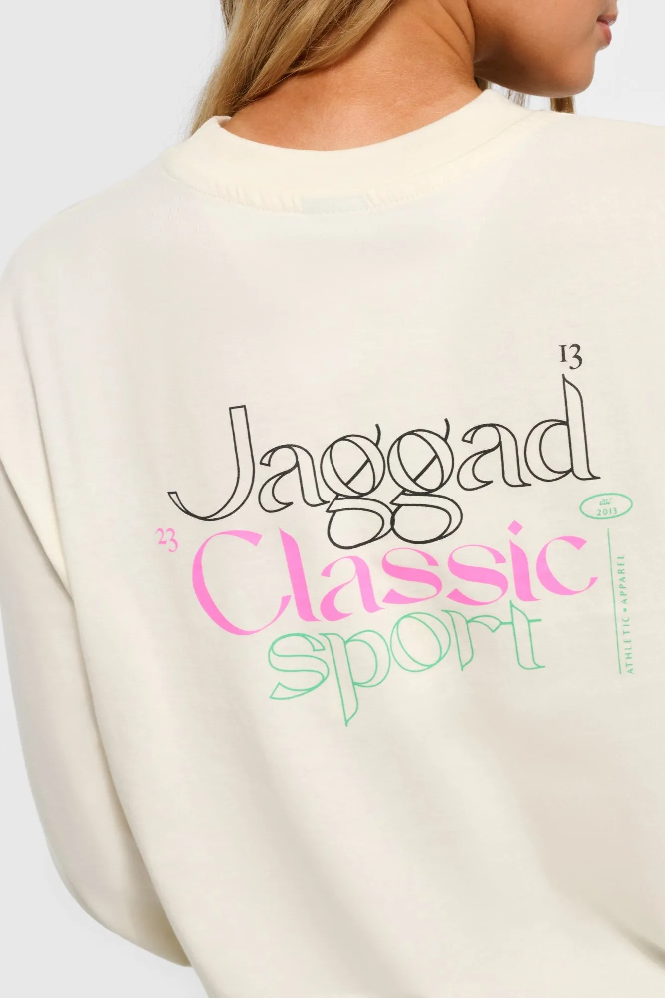 MONTE OVERSIZED LONG SLEEVE TEE SWAN