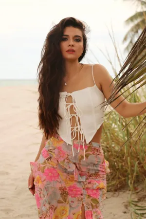 More Baby White Corset