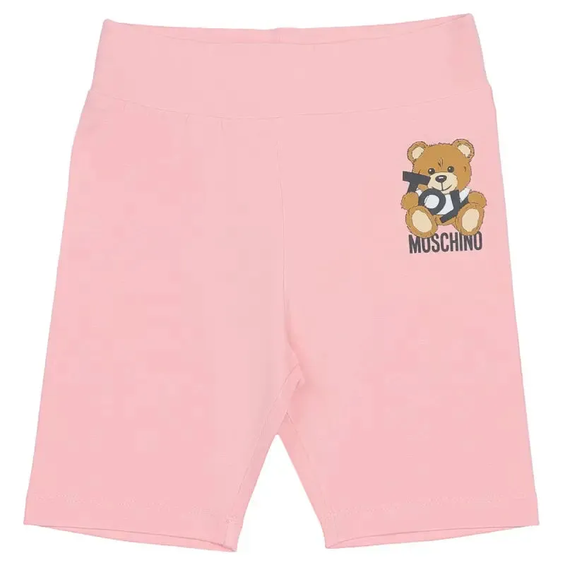 Moschino Pink Cycling Shorts Set