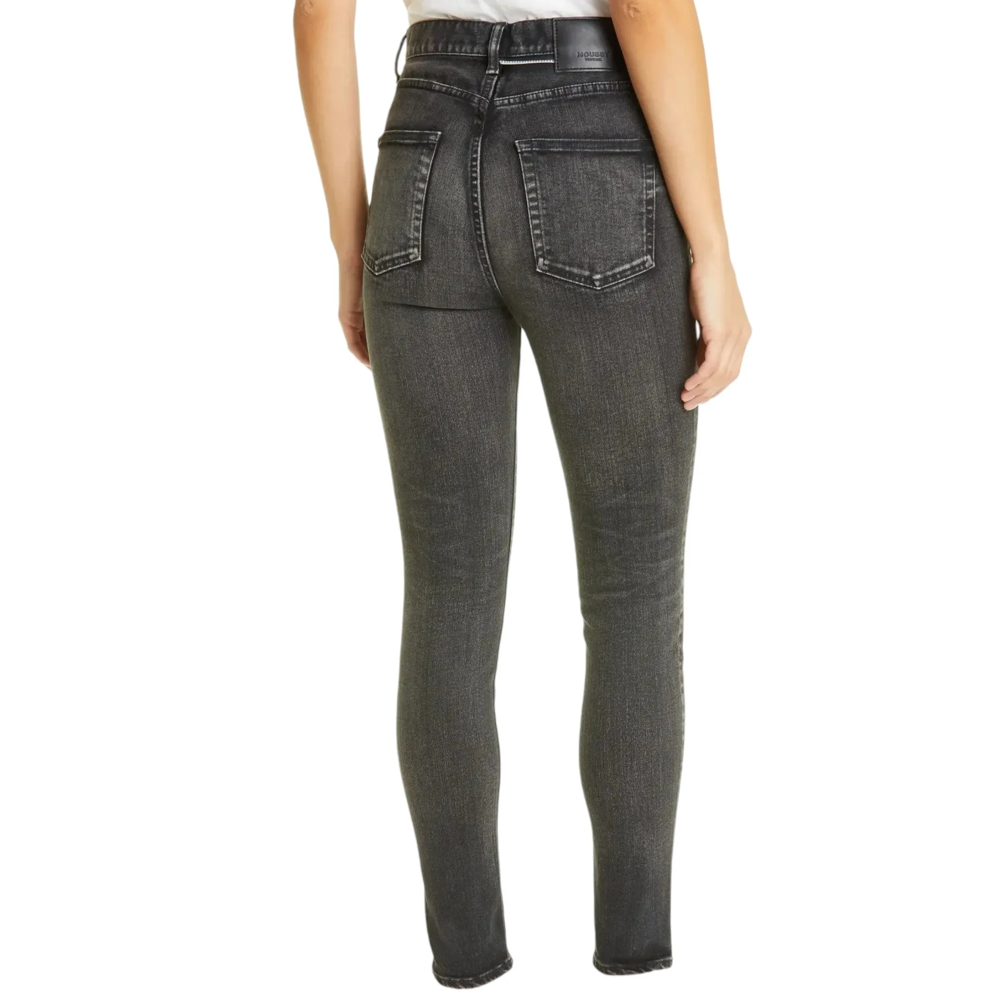 Moussy Vintage Black Fleetwood Rebirth Skinny Jeans