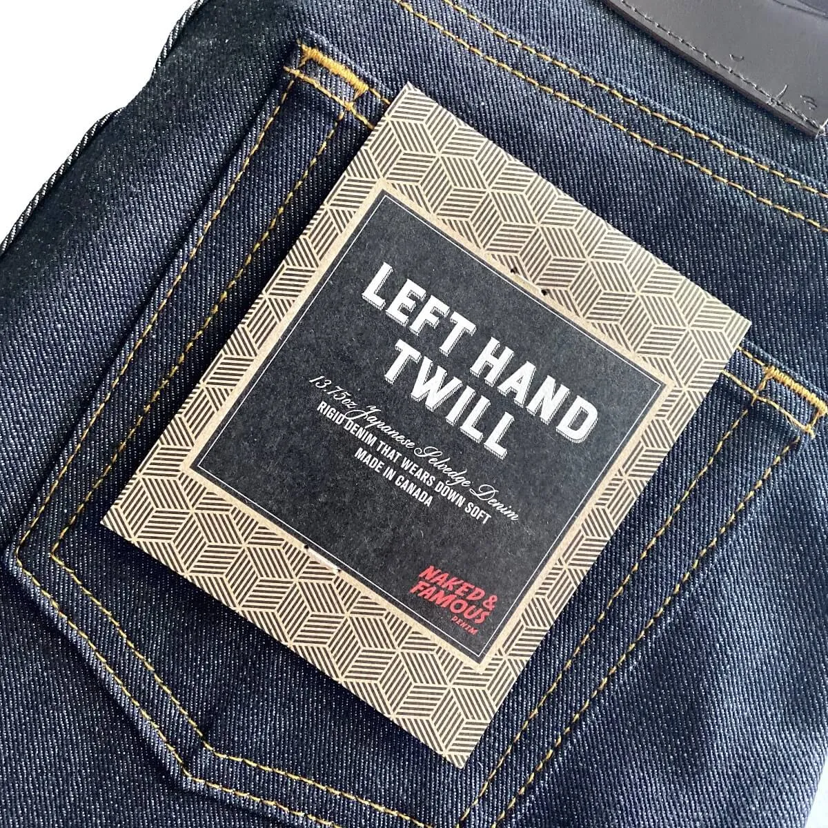 Naked & Famous Denim Left Hand Twill Selvedge - Weird Guy Jeans