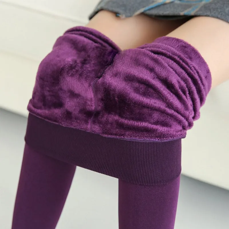 Nana - Vibrant Fluffy Leggings for Women
