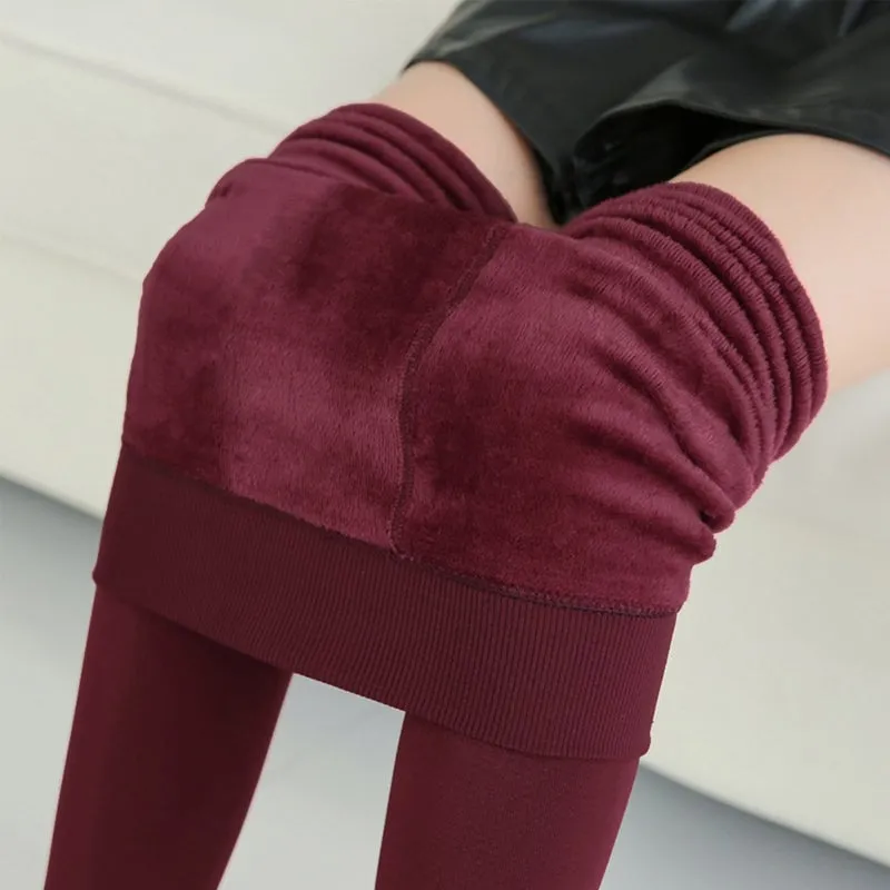 Nana - Vibrant Fluffy Leggings for Women