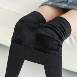 Nana - Vibrant Fluffy Leggings for Women