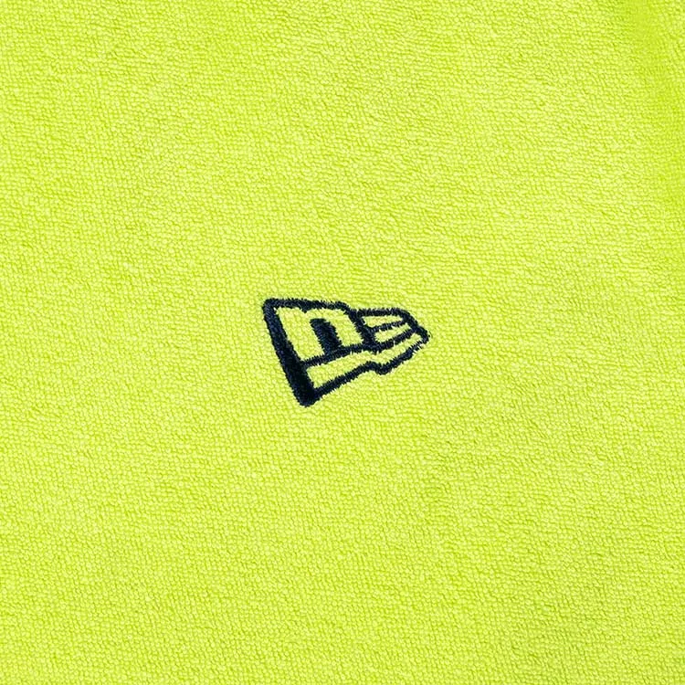New Era Sports Club Tennis Cyber Green Terry Cloth Shorts