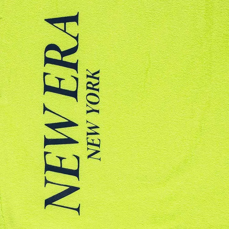 New Era Sports Club Tennis Cyber Green Terry Cloth Shorts