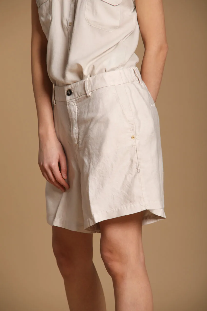 New York Cozy women's chino bermuda in woven relaxed fit