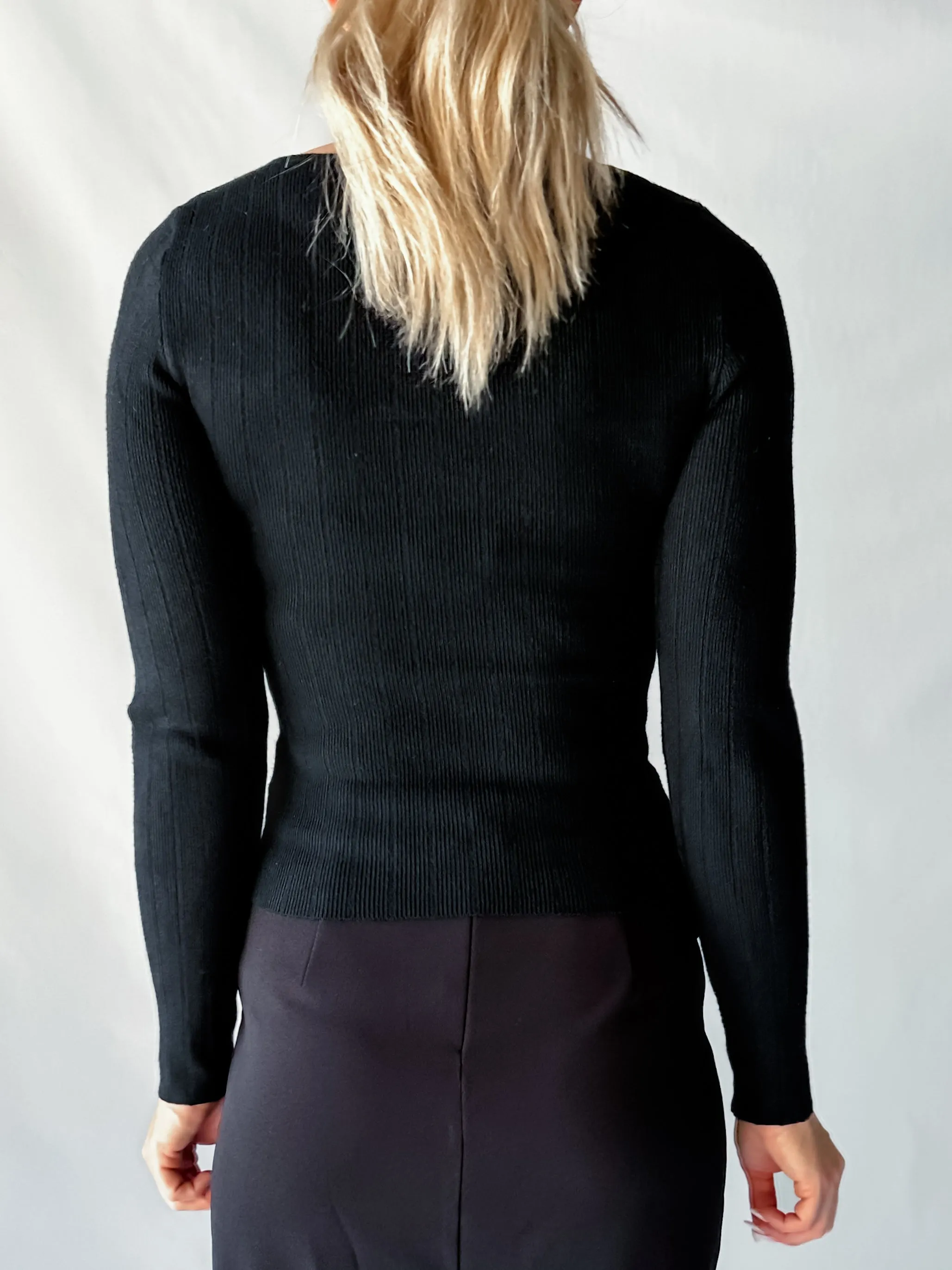 NICKI KNIT - BLACK