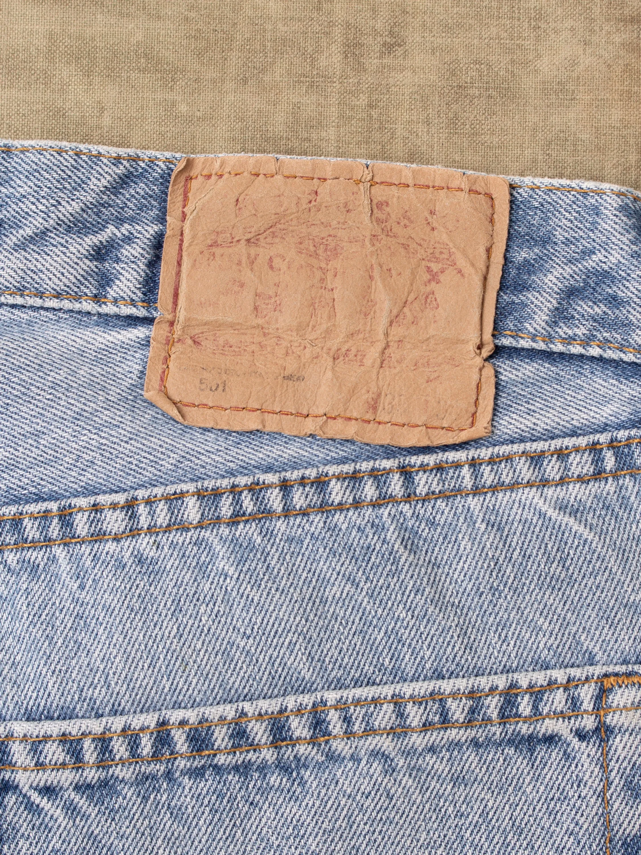 No. 4 Vintage 80/90's Made in USA Levi's 501 Jeans W38/L34