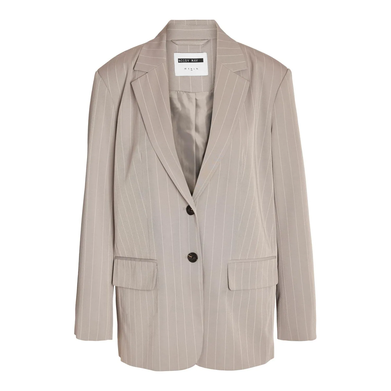 Noisy May Vera blazer stripes grey
