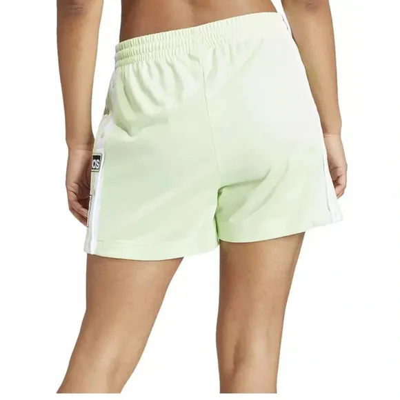 NWT adidas Originals Women's Adicolor Adibreak Shorts color: Semi Green Spark